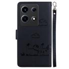 For Infinix Note 30 VIP Cute Cats RFID Leather Phone Case(Black) - 3