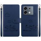 For Infinix Zero 30 5G Cute Cats RFID Leather Phone Case(Blue) - 1