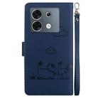 For Infinix Zero 30 5G Cute Cats RFID Leather Phone Case(Blue) - 3