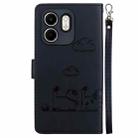 For Infinix Hot 50i / Smart 9 Cute Cats RFID Leather Phone Case(Black) - 2