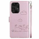 For Infinix Note 50 Pro+ Cute Cats RFID Leather Phone Case(Rose Gold) - 3