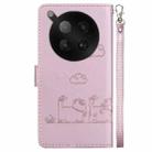 For Infinix Zero 40 4G / 5G Cute Cats RFID Leather Phone Case(Rose Gold) - 3