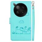 For Infinix Zero 40 4G / 5G Cute Cats RFID Leather Phone Case(Green) - 3
