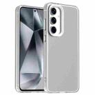 For Samsung Galaxy S24+ 5G Candy PC Hybrid TPU Shockproof Phone Case(White) - 1