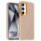 For Samsung Galaxy S24+ 5G Candy PC Hybrid TPU Shockproof Phone Case(Orange) - 1