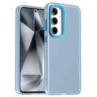 For Samsung Galaxy S24 5G Candy PC Hybrid TPU Shockproof Phone Case(Blue) - 1