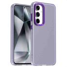 For Samsung Galaxy S24 5G Candy PC Hybrid TPU Shockproof Phone Case(Purple) - 1