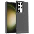 For Samsung Galaxy S23 Ultra 5G Candy PC Hybrid TPU Shockproof Phone Case(Black) - 1
