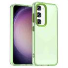 For Samsung Galaxy S23 5G Candy PC Hybrid TPU Shockproof Phone Case(Green) - 1