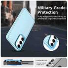 For Samsung Galaxy S25+ 5G Candy PC Hybrid TPU Shockproof Phone Case(Blue) - 2