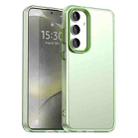For Samsung Galaxy S25+ 5G Candy PC Hybrid TPU Shockproof Phone Case(Green) - 1