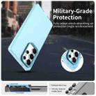 For Samsung Galaxy S25 Ultra 5G Candy PC Hybrid TPU Shockproof Phone Case(Blue) - 2
