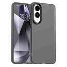 For Samsung Galaxy S25 Edge 5G Candy PC Hybrid TPU Shockproof Phone Case(Black) - 1