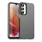 For Samsung Galaxy A55 5G Candy PC Hybrid TPU Shockproof Phone Case(Black) - 1