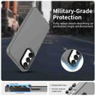 For Samsung Galaxy A55 5G Candy PC Hybrid TPU Shockproof Phone Case(Black) - 2
