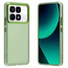 For Xiaomi 14T Pro Candy PC Hybrid TPU Shockproof Phone Case(Green) - 1