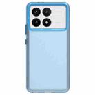 For Xiaomi Poco F6 Pro Candy PC Hybrid TPU Shockproof Phone Case(Blue) - 2