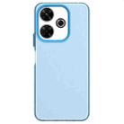 For Xiaomi Poco M6 4G Candy PC Hybrid TPU Shockproof Phone Case(Blue) - 2