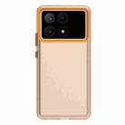 For Xiaomi Poco X6 Pro 5G Candy PC Hybrid TPU Shockproof Phone Case(Orange) - 2