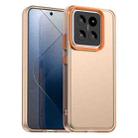 For Xiaomi 14 Candy PC Hybrid TPU Shockproof Phone Case(Orange) - 1