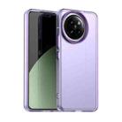 For Xiaomi 14 Civi Candy PC Hybrid TPU Shockproof Phone Case(Purple) - 1