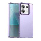 For Xiaomi Poco X6 5G Candy PC Hybrid TPU Shockproof Phone Case(Purple) - 1