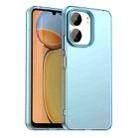 For Xiaomi Poco M6 5G Candy PC Hybrid TPU Shockproof Phone Case(Blue) - 1