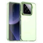 For Xiaomi 15 Candy PC Hybrid TPU Shockproof Phone Case(Green) - 1