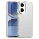 For Xiaomi Poco F7 Candy PC Hybrid TPU Shockproof Phone Case(White) - 1