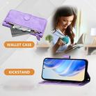 For Nokia G400 Multi-Card Slots Zipper Wallet Leather Phone Case(Purple) - 3