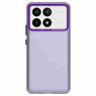 For Redmi K70 Pro Candy PC Hybrid TPU Shockproof Phone Case(Purple) - 2