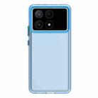 For Redmi K70E Candy PC Hybrid TPU Shockproof Phone Case(Blue) - 2