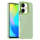 For Redmi 13 4G Candy PC Hybrid TPU Shockproof Phone Case(Green) - 1