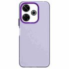 For Redmi 13 4G Candy PC Hybrid TPU Shockproof Phone Case(Purple) - 2