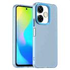 For Redmi Note 13R Candy PC Hybrid TPU Shockproof Phone Case(Blue) - 1