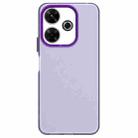 For Redmi Note 13R Candy PC Hybrid TPU Shockproof Phone Case(Purple) - 2