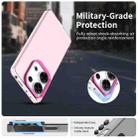 For Redmi Note 13 Pro 4G Candy PC Hybrid TPU Shockproof Phone Case(Red) - 2