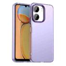 For Redmi 13R 5G Candy PC Hybrid TPU Shockproof Phone Case(Purple) - 1