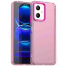 For Redmi Note 12 5G Global / Poco X5 Candy PC Hybrid TPU Shockproof Phone Case(Red) - 1