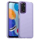 For Redmi Note 11 Global / Note 11S 4G Candy PC Hybrid TPU Shockproof Phone Case(Purple) - 1