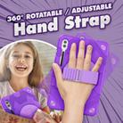 For Samsung Galaxy Tab S10+ / S9+ / S9 FE+ Spider Hand Grip Turntable Stand Tablet Case(Purple) - 3