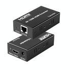 4K HDMI to RJ45 Network Extender, Transmission Distance: 120m(US Plug) - 1