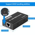 4K HDMI to RJ45 Network Extender, Transmission Distance: 120m(US Plug) - 3