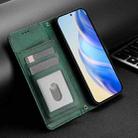 For ZTE Blade V60 Design / Blade V60 Vita Multi-Card Slots Zipper Wallet Leather Phone Case(Green) - 2