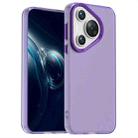 For Huawei Pura 70 Pro Candy PC Hybrid TPU Shockproof Phone Case(Purple) - 1