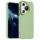 For Huawei Pura 70 Pro+ Candy PC Hybrid TPU Shockproof Phone Case(Green) - 1