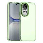 For Huawei nova 12 Candy PC Hybrid TPU Shockproof Phone Case(Green) - 1