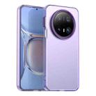 For Huawei Mate 70 Candy PC Hybrid TPU Shockproof Phone Case(Purple) - 1