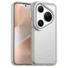 For Huawei Pura 80 Ultra Candy PC Hybrid TPU Shockproof Phone Case(White) - 1