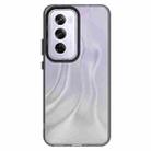 For OPPO Reno12 Global Candy PC Hybrid TPU Shockproof Phone Case(Black) - 2